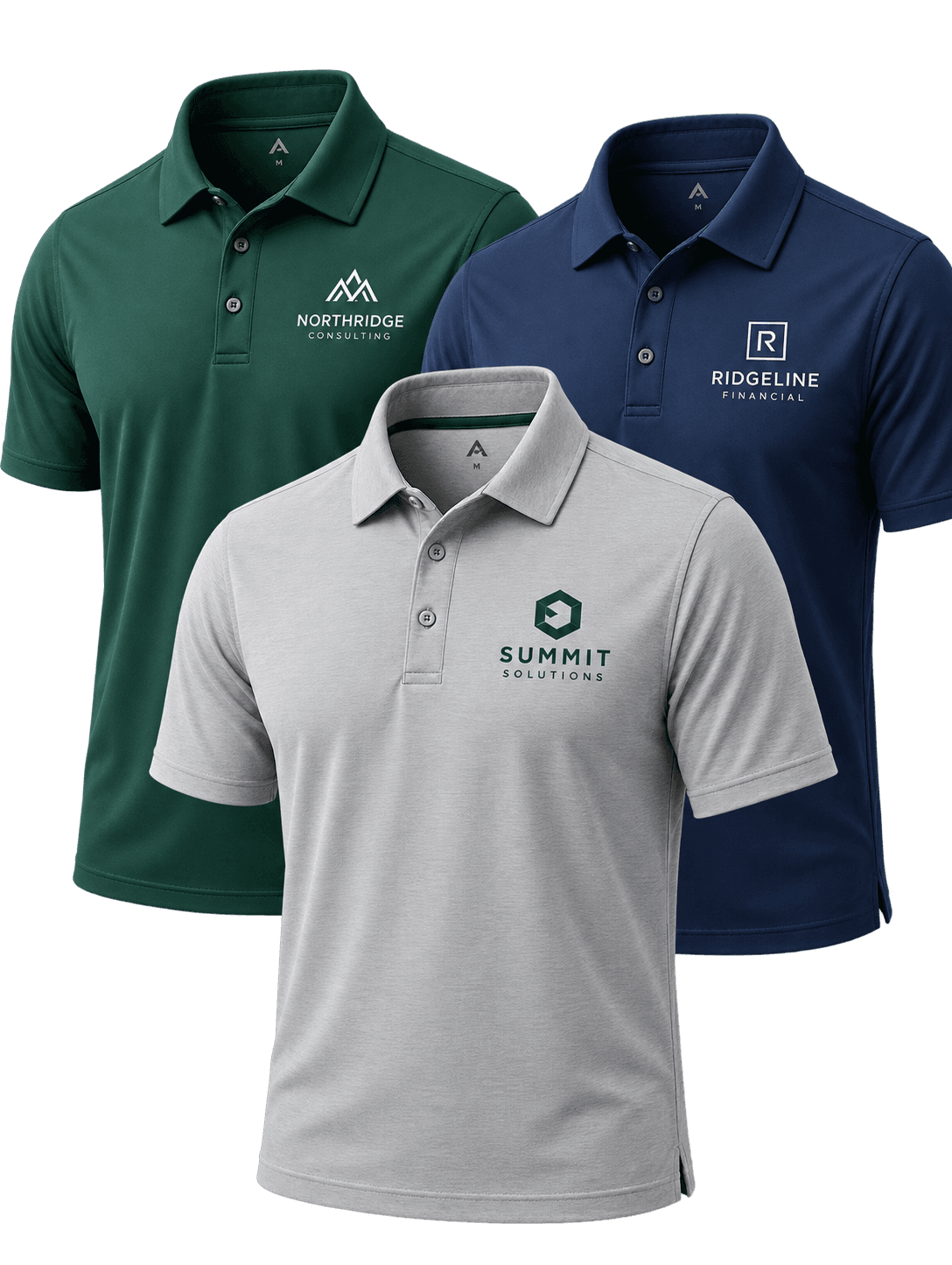 Custom embroidered polos with logos